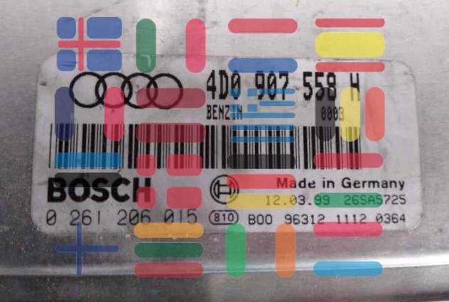 0261206015 4D0907558H Audi A8 4.2 centralina motore Bosch - Foto 2
