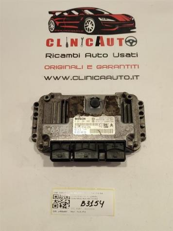 CENTRALINA MOTORE CITROEN C4 1° Serie 0261201609 9663394580 TU5JP4 benzina 1587 (0810)