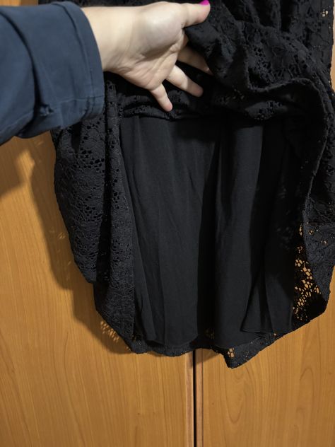 MINI ABITO/VESTITO OTTIME CONDIZIONI,PIZZO NERO,ELASTICIZZATO,MARCA URBAN CLASSI - Foto 6