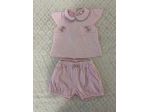 Completino Pierre Cardin - Taglia 3/6 Mesi - Colore Rosa e Argento - Come Nuovo