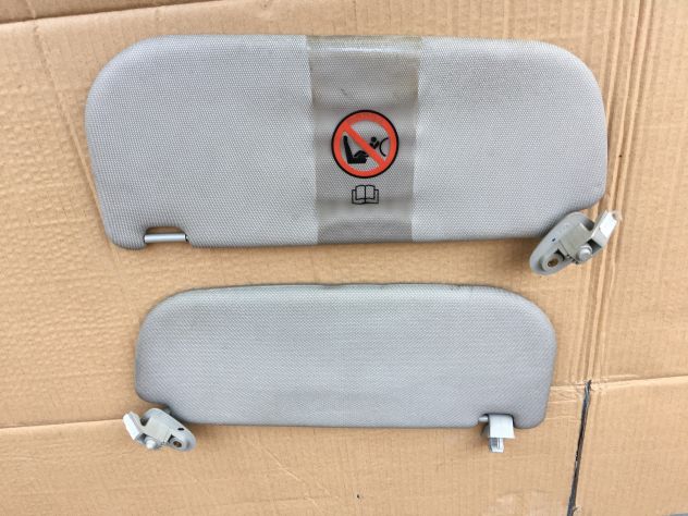 Coppia Alette Parasole con Gancetti Alfa Romeo 156 anno 2004 - Foto 2