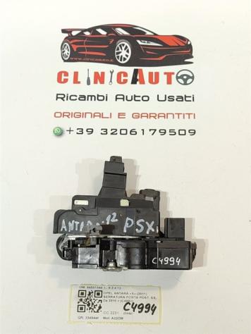 SERRATURA POSTERIORE SINISTRA OPEL Antara Serie 94551344 A22DM (0615)