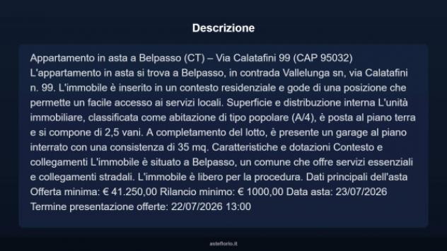 Immobile in asta di 35 m², box auto in vendita a Belpasso - Foto 3