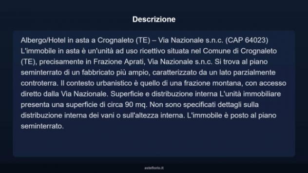 Immobile in asta di 90 m² in vendita a Crognaleto - Foto 6
