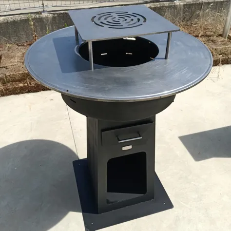 Barbecue Braciere Artigianale Ø90cm con Piastra Plancha - Foto 6