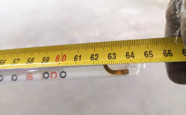 Termometro a bulbo -20 +120 lungo 65cm Diessel - Foto 4
