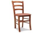 Sedie Legno Per Ristorante Bar cod 3011/I Sedile Ecopelle