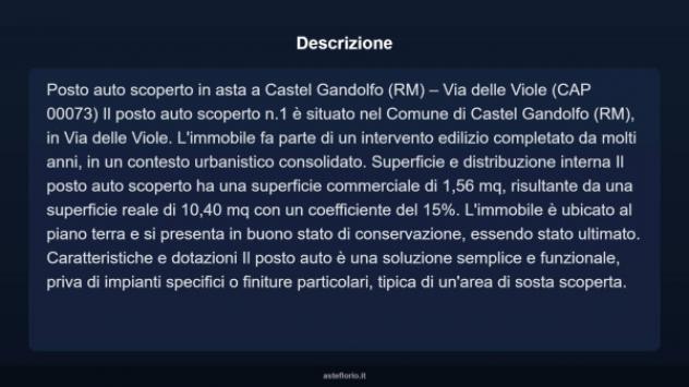 Immobile in asta di 1 m² in vendita a Castel Gandolfo - Foto 4