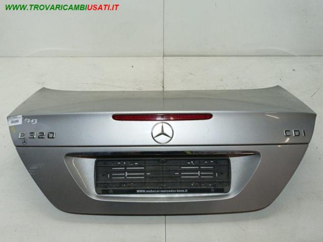 COFANO POST. ARGENTO MET IN ALLUMINIO 999-U1560293 Carrozzeria  Lamierati esterni  Cofano  Cofano ant. MERCEDES - CLASSE E 4 PORTE - 2002  2009