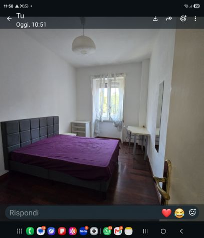 Affittasi ampia e luminosa stanza matrimoniale uso singola solo ragazze UNINT