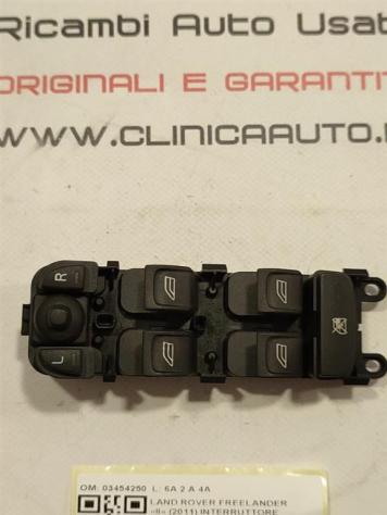 PULSANTIERA ANTERIORE SINISTRA LAND ROVER Freelander 3° Serie 03454250 224DT (0611) - Foto 2
