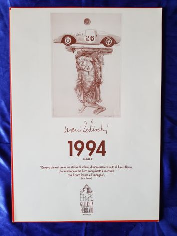 CARTELLA GALLERIA FERRARI CON CALENDARI 1993-94 - Foto 2