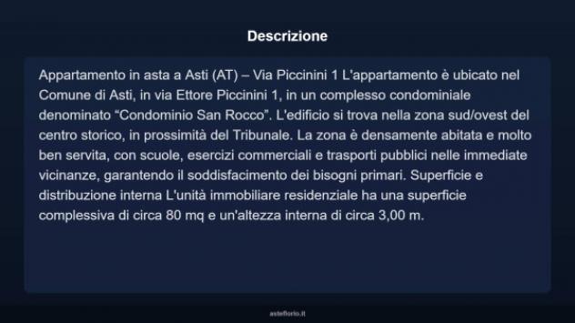 Immobile in asta di 80 m² in vendita a Asti - Foto 4