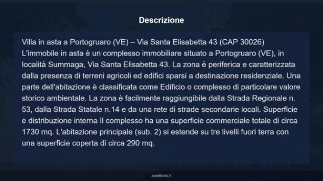 Immobile in asta di 610 m² con più di 5 locali in vendita a Portogruaro - Foto 11