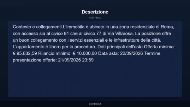 Immobile in asta di 51 m², box auto in vendita a Roma - Foto 13