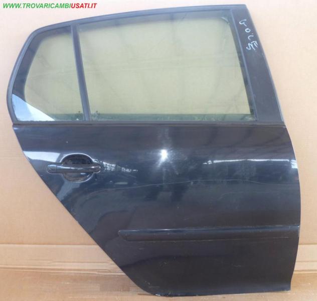 PORTA POST.D. NERO MET. C/ALZ. E SERR. (1 Sgn. S.tt.)  Carrozzeria  Lamierati esterni  Porte  Porta post. dx. VOLKSWAGEN - GOLF 5 - 01-11-2003 - 01-11