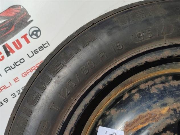 RUOTINO DI SCORTA FORD Focus Berlina 2° Serie T125/80 R15 F9DB (0104) - Foto 2