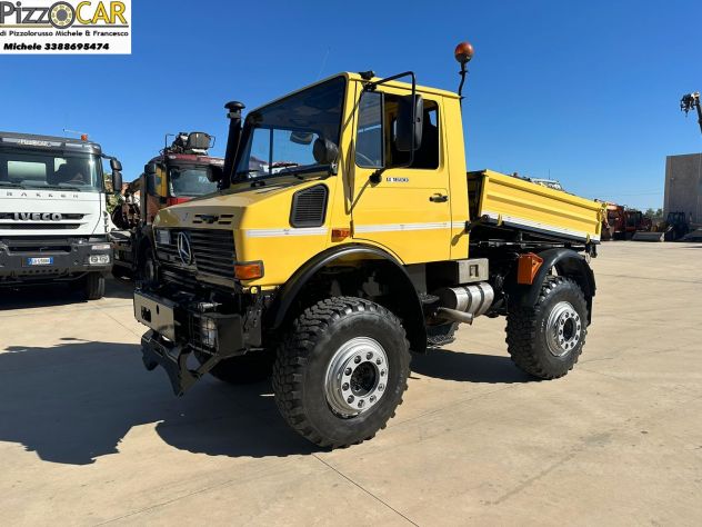 MERCEDES UNIMOG 4X4 U 1600 RIBALTABILE TRILATERALE