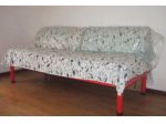 DIVANO LETTO SING rete DOGHE REGOLABILE testa+piedi con MATERASSO a molle, ecc