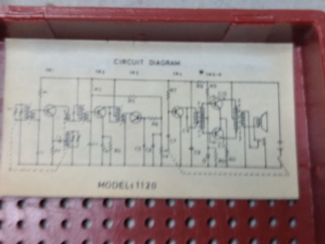 radio a transistor con scatolo e depliant originali anni 60 - Foto 6