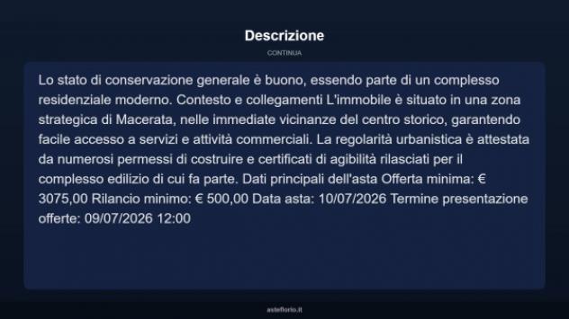Immobile in asta di 11 m² in vendita a Macerata - Foto 10