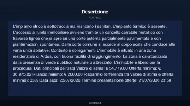 Immobile in asta di 65 m² in vendita a Ardea - Foto 13