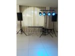 Noleggio Effetti luci Par su asta piu Casse JBL e tavolino