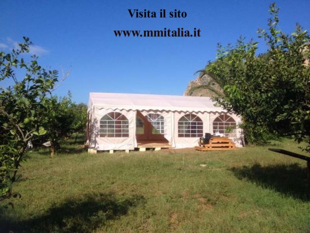 Tendoni per eventi Proloco 5 x 8 x 2,2 /3,1 mt. LA DUE20 - Foto 2