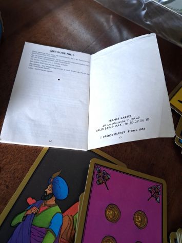 Persian Tarot by Madame Indira Grimaud 1981 mazzo di tarot composto da 55 carte - Foto 2