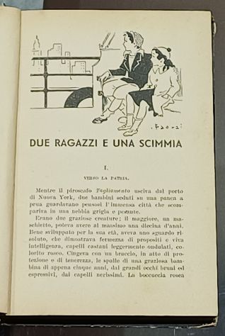 Due ragazzi e una scimmia, Gino Chelazzi, A. Salani 1938. - Foto 5