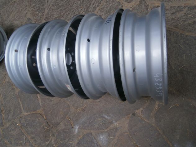 SET 4 CERCHI RUOTA FIAT 127 CL 900/1050 CANALE 4X13 SET 4 WEELS FIAT 127 CL NEW - Foto 8
