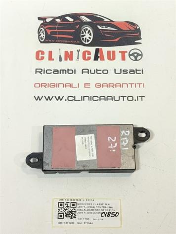 CENTRALINA UNITÀ DI CONTROLLO RISCALDAMENTO SEDILI MERCEDES SLK W171 2° Serie A1718201626 271944 (0411) - Foto 3