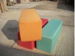 POUF RETTANGOLARI COLORATI