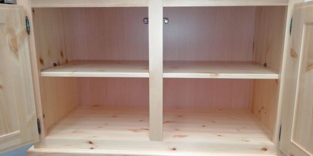 Base VADUZ pino 2 ante e 2 cassetti 105x46x87 Peso kg 33 Volume Mc 0,5 1 x Box t - Foto 3