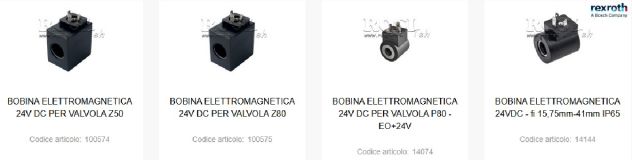 -BOBINE ELETTROMAGNETICHE 24V