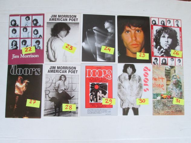 JIM MORRISON-THE DOORS cartoline 10x15 collezione vintage DA SCEGLIERE - Foto 2