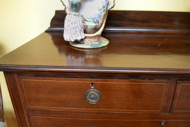 Antica cassettiera inglese del XX secolo - Foto 4