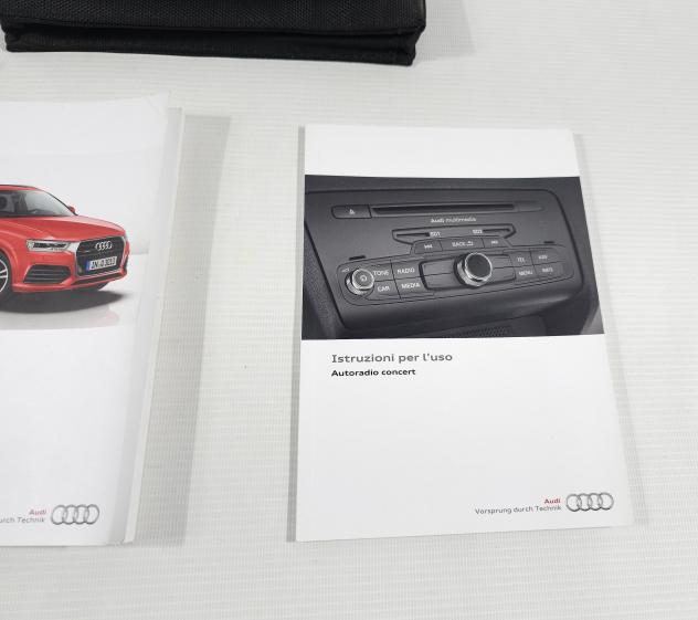 LIBRETTO USO E MANUTENZIONE AUDI Q3 Serie (8UG) 8U0012750AD (14) - Foto 4