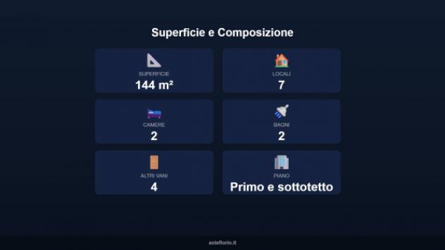 Immobile in asta di 144 m² con più di 5 locali e box auto in vendita a Ameglia - Foto 17
