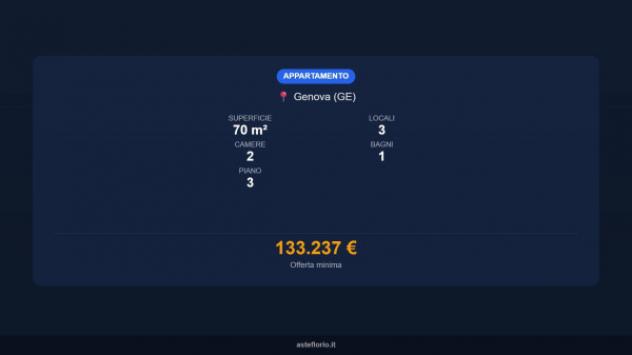 Immobile in asta di 70 m² in vendita a Genova - Foto 14