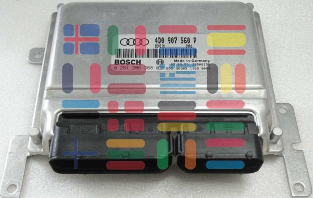 0261206368 4D0907560P Audi A8 4.2 centralina motore Bosch