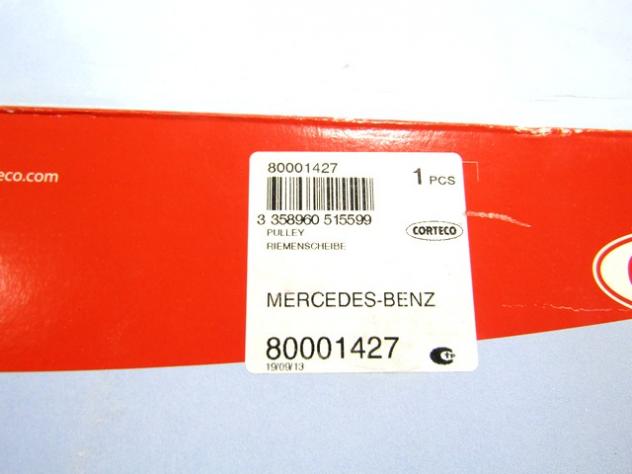 80001427 PULEGGIA ALBERO MOTORE CORTECO MERCEDES ML 350 4 MATIC 3.5 B 200 KW RICAMBIO NUOVO - Foto 6