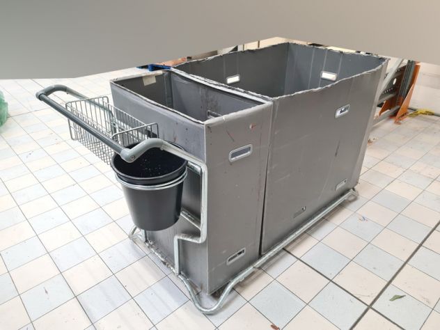 3 carrelli per rifornimento scaffali market usati - Foto 3
