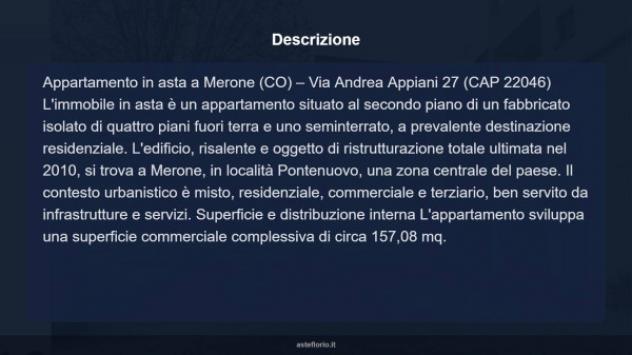 Immobile in asta di 157 m², box auto in vendita a Merone - Foto 13