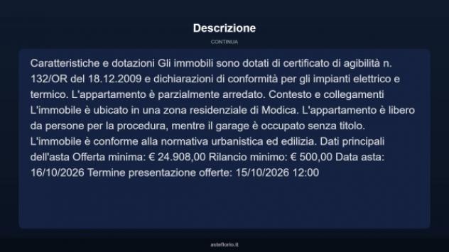 Immobile in asta di 53 m², box auto in vendita a Modica - Foto 4