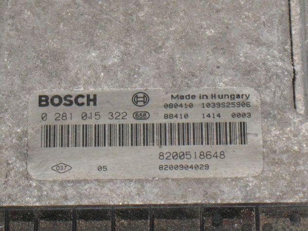 0281015322 ECU SUZUKI GRAD VITARA 1.9 8200518648 8200904029 EDC16C3-10.25 - Foto 2