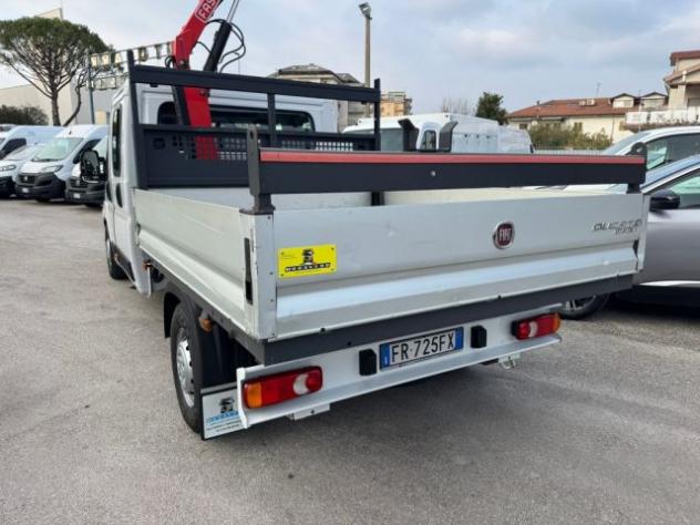 FIAT DUCATO 2.3 E6 DOPPIA CABINA GRU+CASSSONE rif. 23414857 - Foto 4
