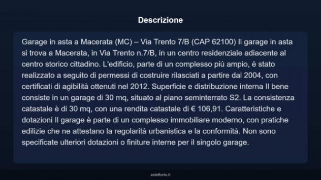 Immobile in asta di 30 m² in vendita a Macerata - Foto 3