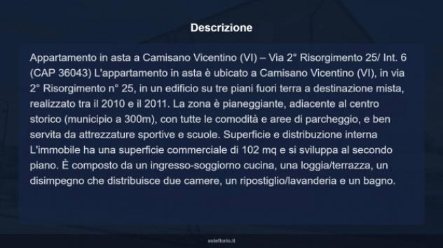 Immobile in asta di 102 m², box auto in vendita a Camisano Vicentino - Foto 14