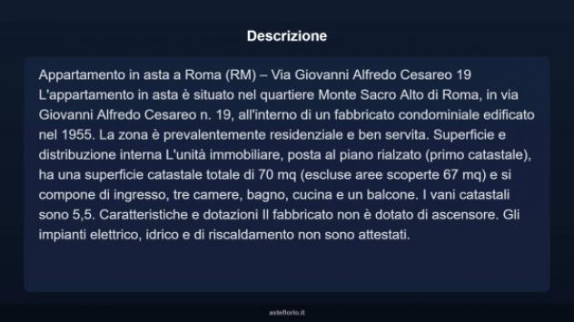 Immobile in asta di 70 m² in vendita a Roma - Foto 9